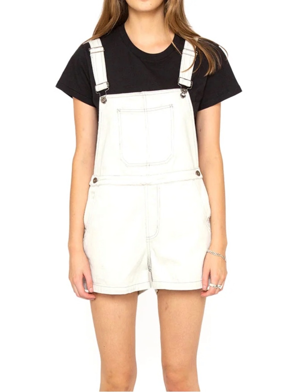 Deus Ex Machina White Shorts Overalls